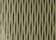 짠것이 아닌 로비 방 친절한 현대 줄무늬 벽지 가구 젖은 돋을새김된 Eco