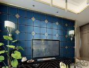 자주색 색깔 스웨드 벽지 기하학적 설계 소파 Backgroung 중국 공장 공급자
